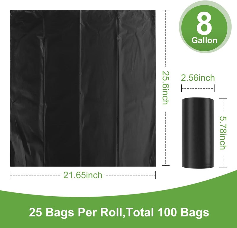 LITFP 100 Portable Toilet Bags, Drawstring Biodegradable Camping Potty Bags 8 Gallon Waste Bags for 5-8 Gallon Bucket Toilet Adults Outdoor Camping Car - Image 5